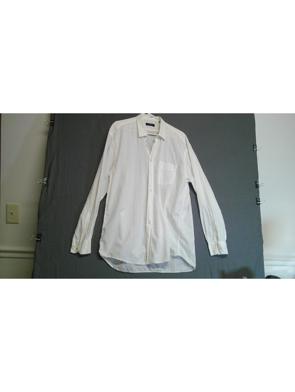 Canali Men's White Dress Shirt XL